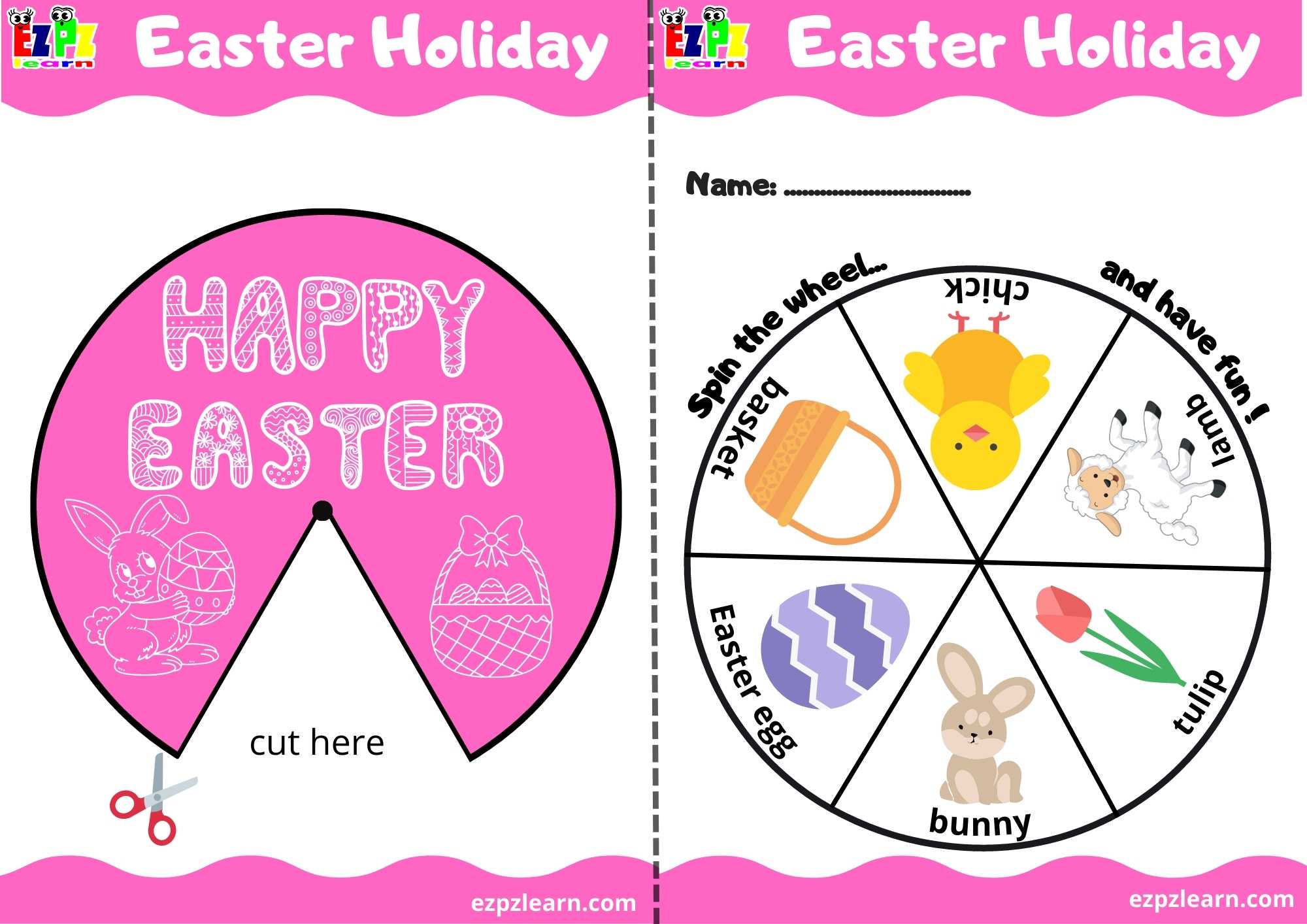 Easter Holiday Spin the Wheel